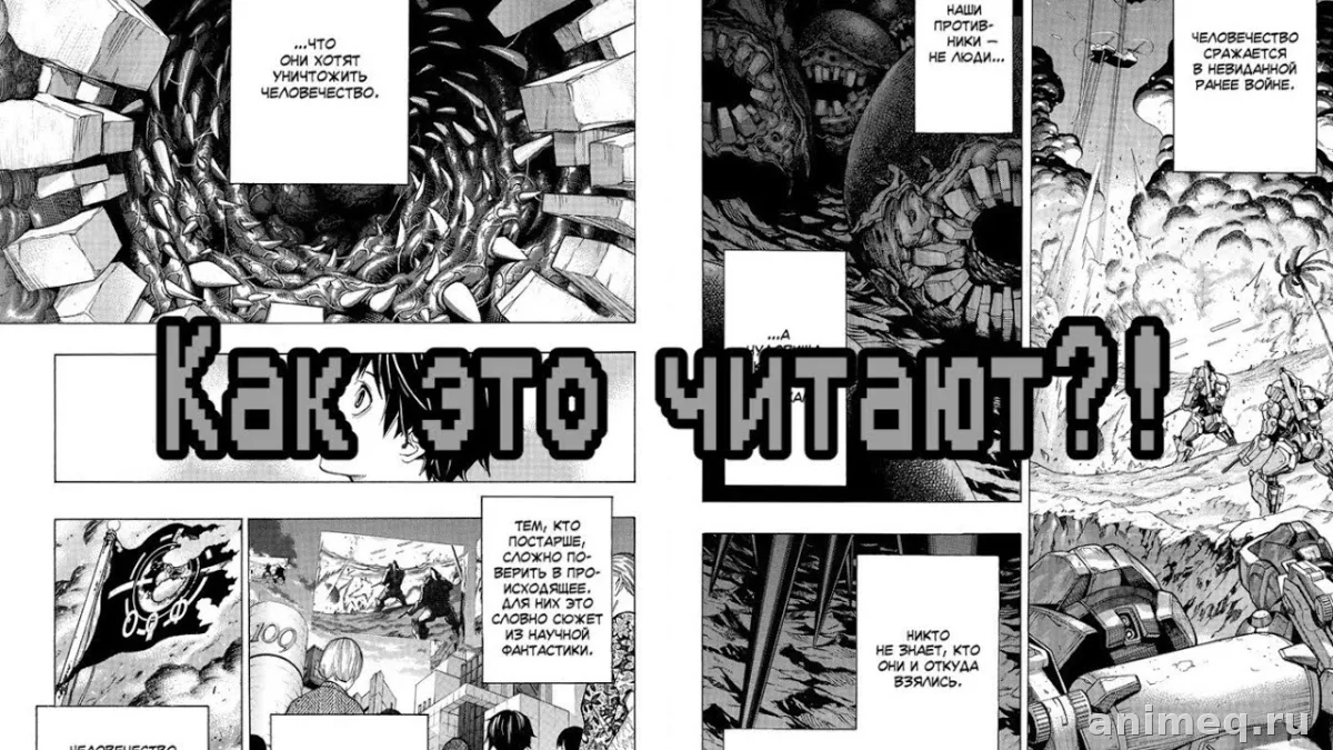 Как читать мангу правильно: справа налево, по страницам, главам и томам